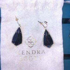 Kendra Scott- Navy w/ Shimmer Earrings